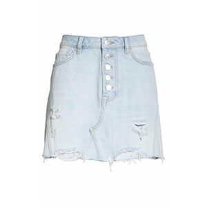 Free People NWOT Light‎ Blue Denim Mini Skirt 4/27